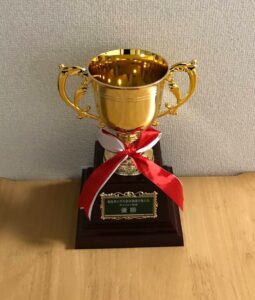 2021年徳島県小学生新体操選手権大会　優勝カップ